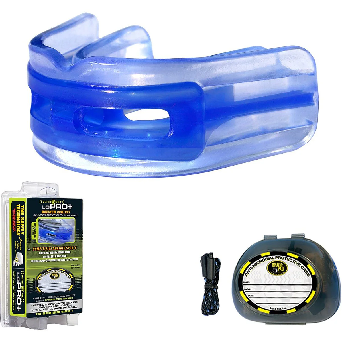Brain Pad LoPro+ Mouthguard - Blue - Image 3