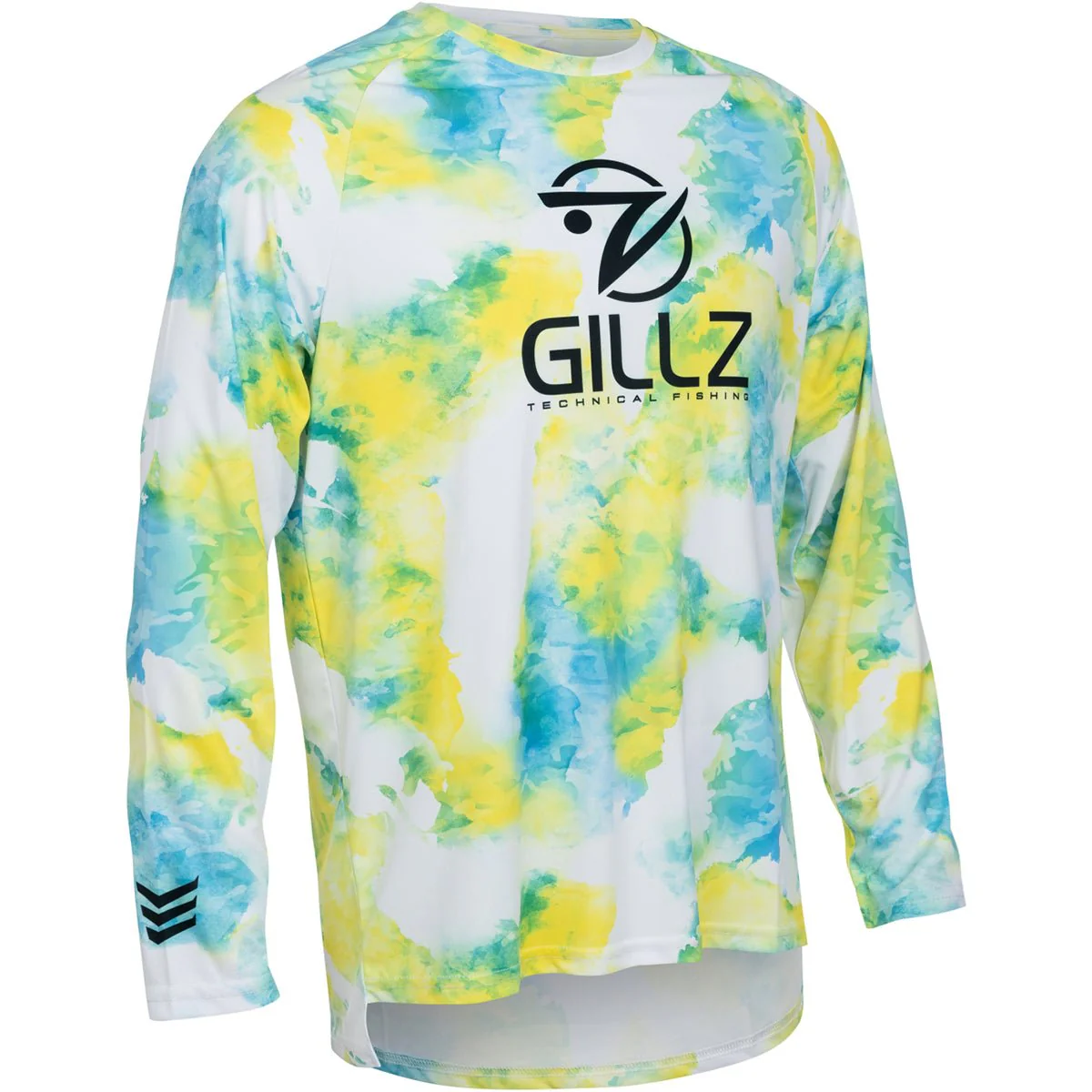 Gillz Contender Series Mahi DPM UV Long Sleeve T-Shirt - Blazing Yellow - Image 3