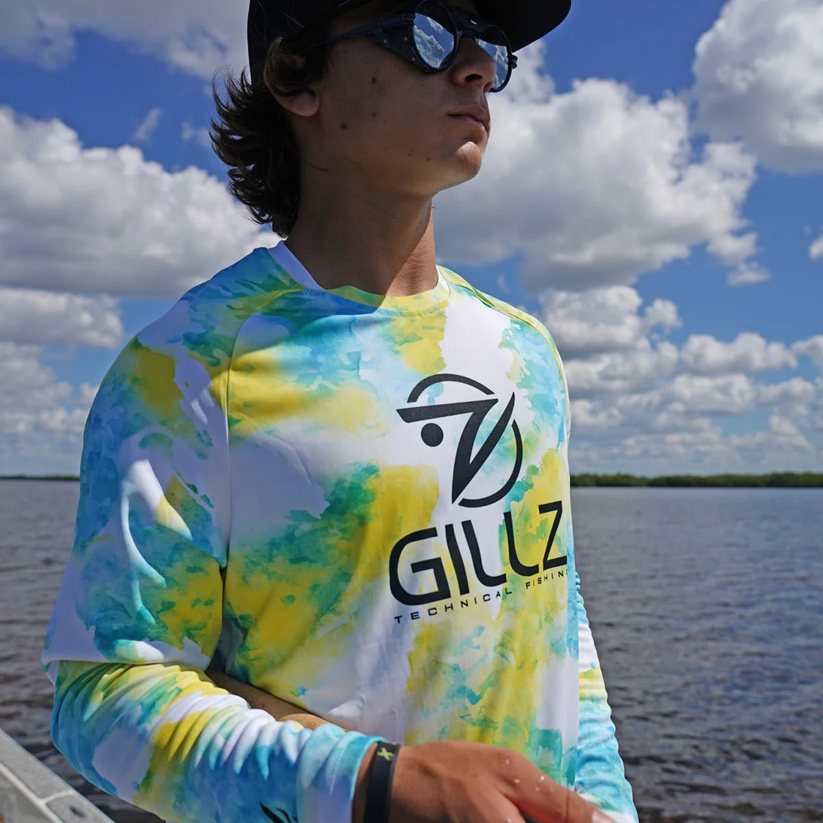Gillz Contender Series Mahi DPM UV Long Sleeve T-Shirt - Blazing Yellow - Image 4