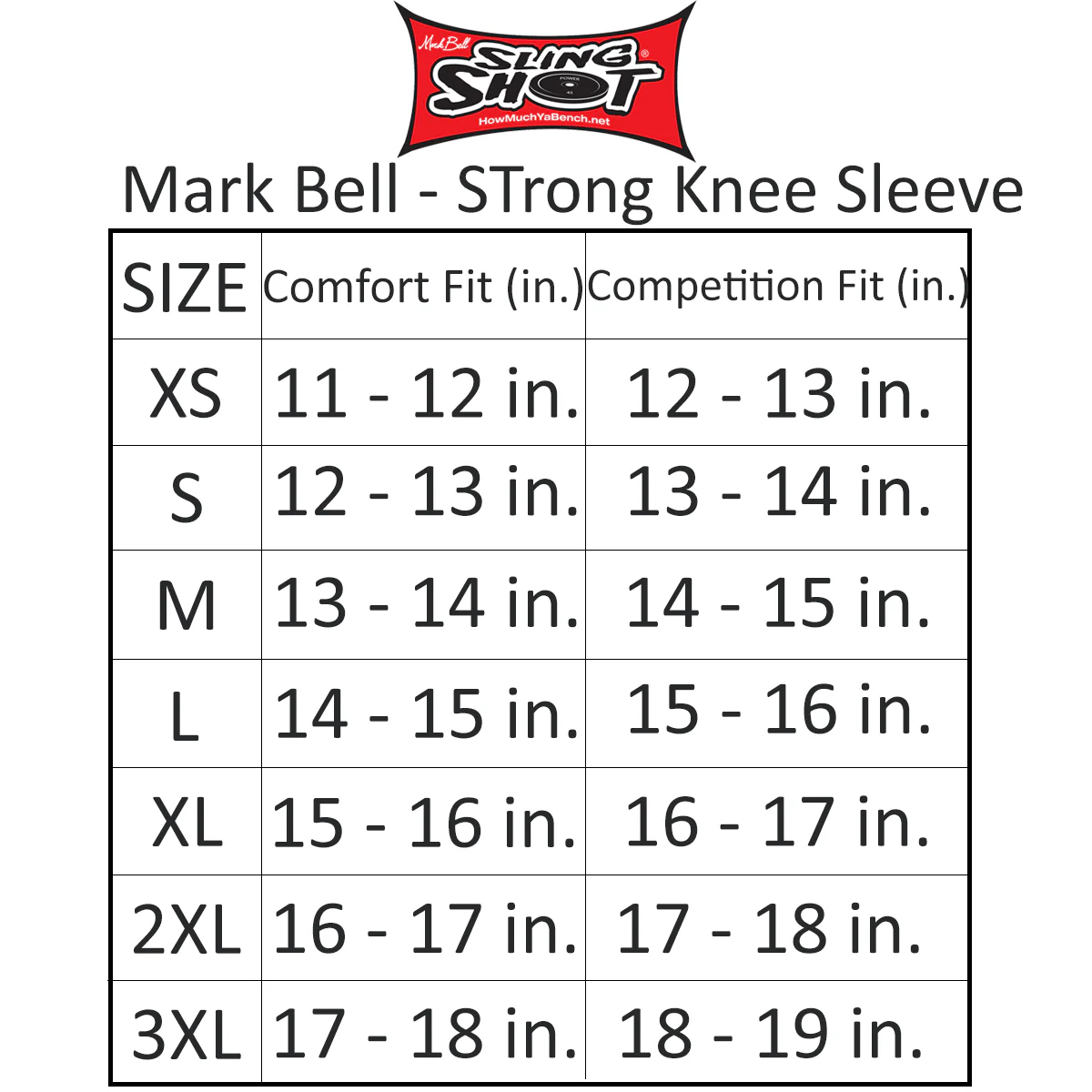 Sling Shot STrong Knee Sleeves by Mark Bell - Black - Image 3