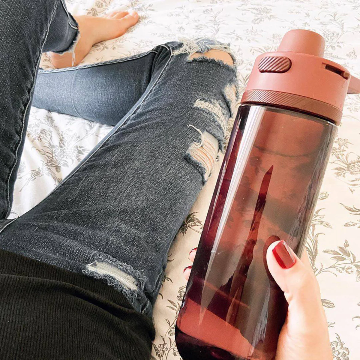 Thermos 16 oz. Kid's Funtainer Plastic Hydration Water Bottle with Spout Lid - Image 5