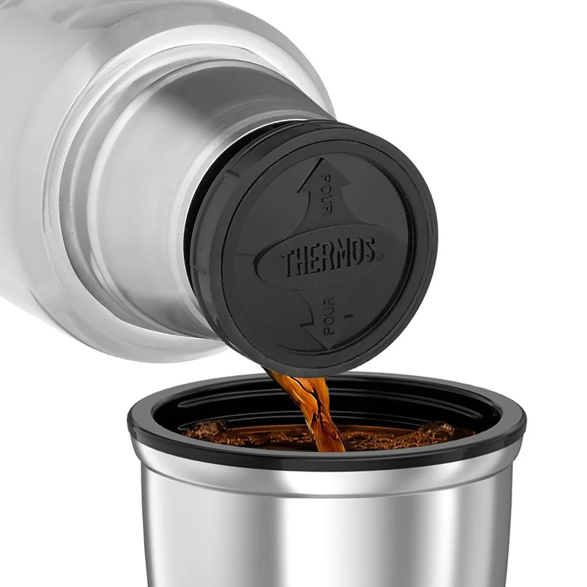 Thermos 40 oz. Stainless King Vacuum Insulated Stainless Steel Beverage Bottle - Image 7