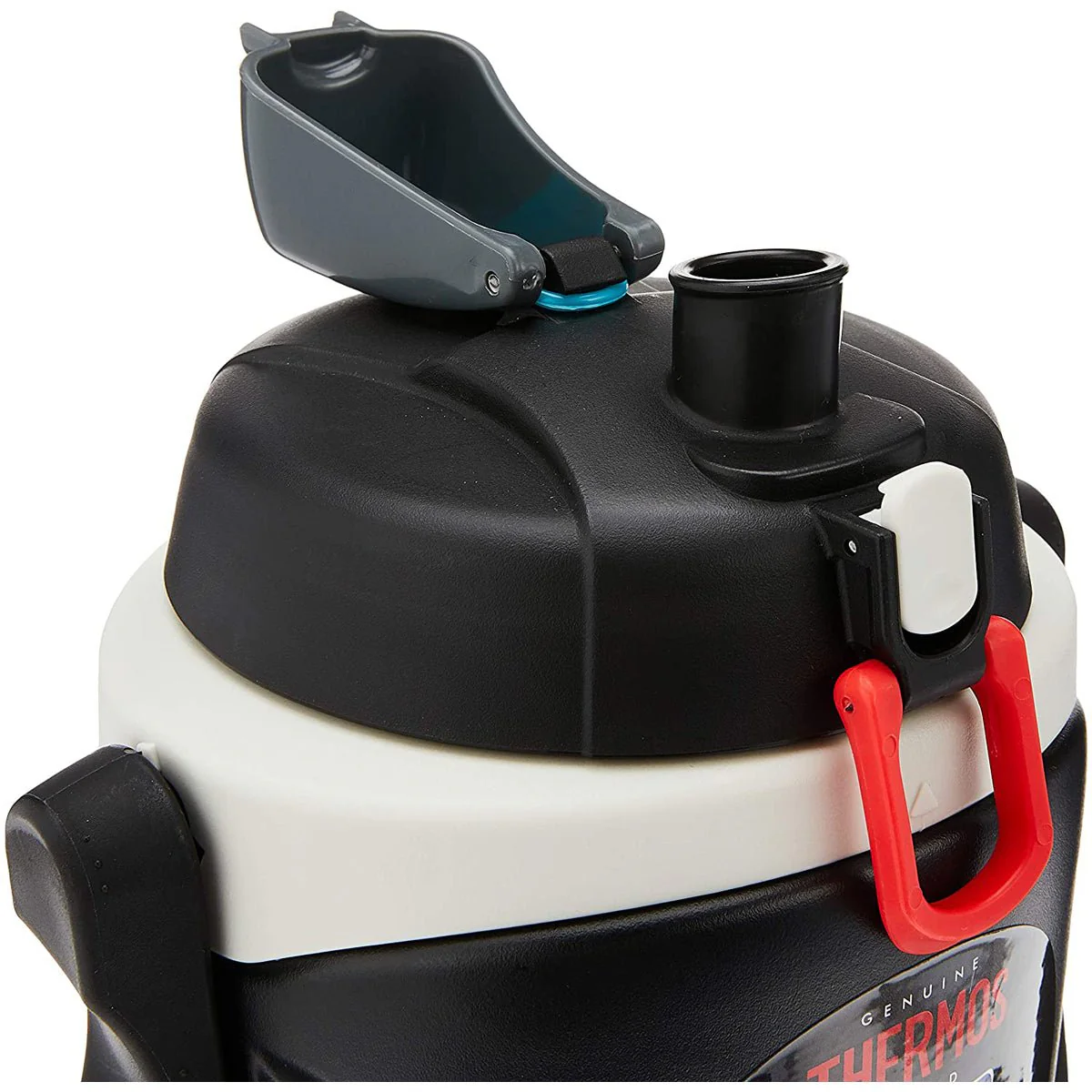 Thermos 64 oz. Foam Insulated Flip-Up Lid Hydration Water Bottle w/ Carry Handle - Image 12